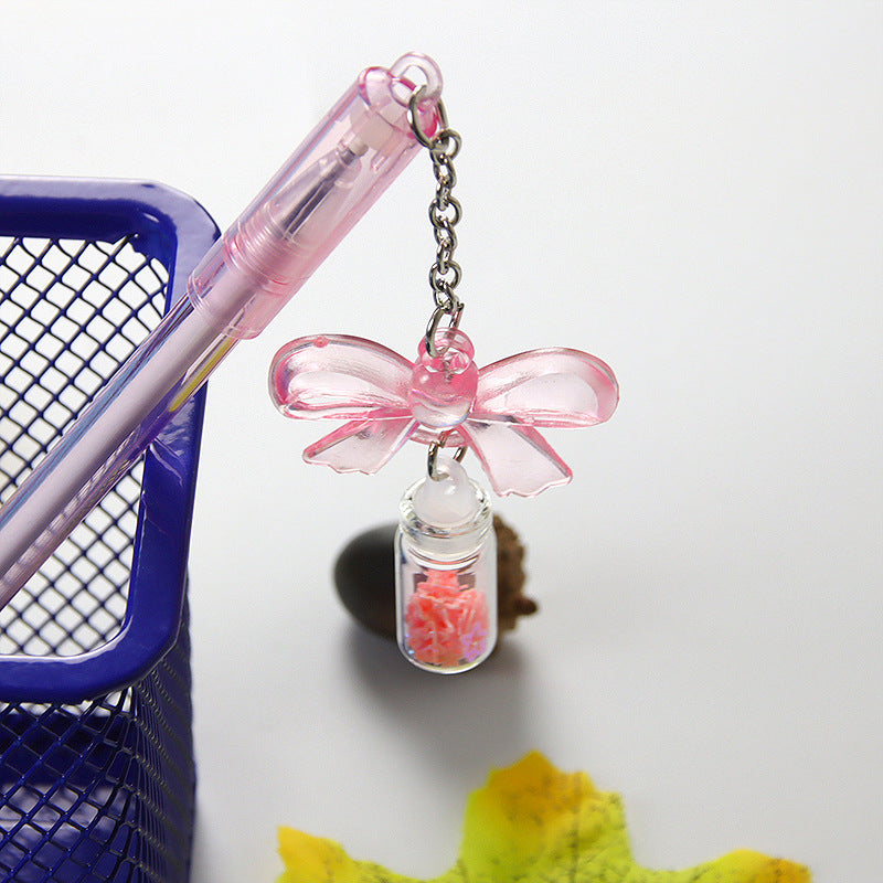 Bolicón colgante de colgante de botella de droga de mariposa de plástico al por mayor